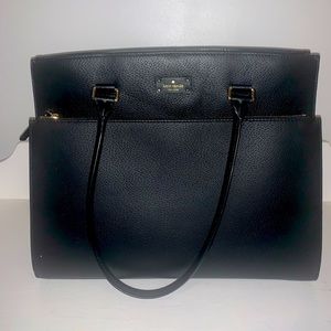 Kate Spade Black Leather Tote